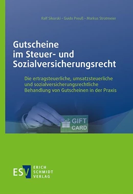 Abbildung von Sikorski / Preuß | Gutscheine im Steuer- und Sozialversicherungsrecht | 1. Auflage | 2021 | beck-shop.de