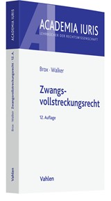 Abbildung von Brox / Walker | Zwangsvollstreckungsrecht | 12., neu bearbeitete Auflage | 2021 | beck-shop.de