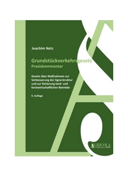 Abbildung von Netz | Grundstückverkehrsgesetz | 9. Auflage | 2022 | beck-shop.de