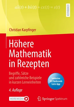 Abbildung von Karpfinger | Höhere Mathematik in Rezepten | 4. Auflage | 2022 | beck-shop.de