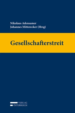 Abbildung von Adensamer / Mitterecker | Gesellschafterstreit | 1. Auflage | 2021 | beck-shop.de