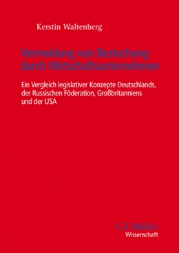 Abbildung von Waltenberg | Vermeidung von Bestechung durch Wirtschaftsunternehmen | 1. Auflage | 2021 | beck-shop.de