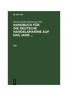 Abbildung von Reichsverkehrsministerium | 1898 | 1. Auflage | 2021 | beck-shop.de