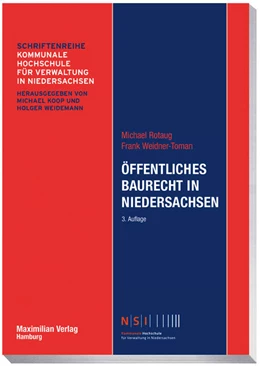 Abbildung von Rotaug / Weidner-Toman | Öffentliches Baurecht in Niedersachsen | 3. Auflage | 2021 | beck-shop.de