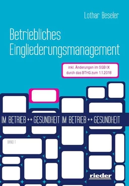 Abbildung von Beseler | Betriebliches Eingliederungsmanagement | 11. Auflage | 2022 | beck-shop.de
