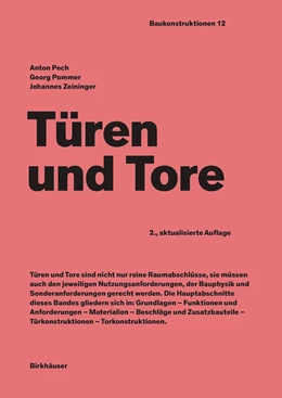 Abbildung von Pommer / Zeininger | Türen und Tore | 2. Auflage | 2022 | beck-shop.de