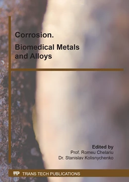 Abbildung von Chelariu / Kolisnychenko | Corrosion. Biomedical Metals and Alloys | 1. Auflage | 2021 | beck-shop.de