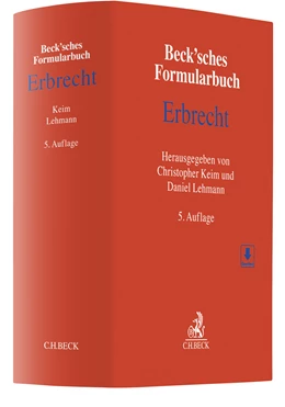 Abbildung von Beck'sches Formularbuch Erbrecht | 5. Auflage | 2023 | beck-shop.de