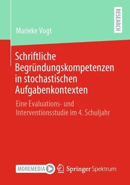 Abbildung von Vogt | Schriftliche Begründungskompetenzen in stochastischen Aufgabenkontexten | 1. Auflage | 2021 | beck-shop.de