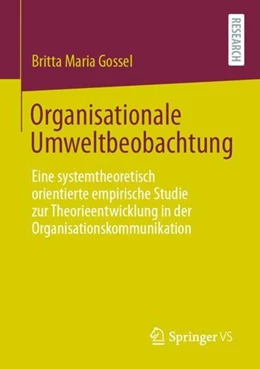 Abbildung von Gossel | Organisationale Umweltbeobachtung | 1. Auflage | 2021 | beck-shop.de