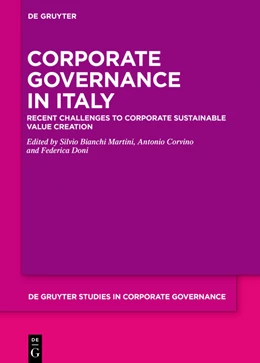 Abbildung von Bianchi Martini / Corvino | Corporate Governance in Italy | 1. Auflage | 2024 | beck-shop.de