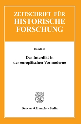 Abbildung von Daniels / Jaser | Das Interdikt in der europäischen Vormoderne. | 1. Auflage | 2021 | beck-shop.de