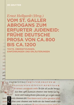 Abbildung von Hellgardt | Vom St. Galler Abrogans zum Erfurter Judeneid | 1. Auflage | 2022 | beck-shop.de