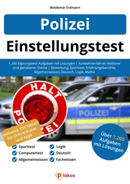 Abbildung von Erdmann | Einstellungstest Polizei | 1. Auflage | 2021 | beck-shop.de