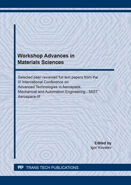 Abbildung von Kovalev | Workshop Advances in Materials Sciences | 1. Auflage | 2021 | beck-shop.de