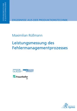 Abbildung von Rüßmann | Leistungsmessung des Fehlermanagementprozesses | 1. Auflage | 2021 | beck-shop.de