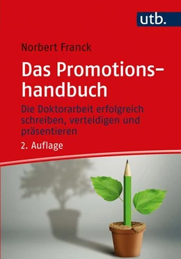 Abbildung von Franck | Das Promotionshandbuch | 2. Auflage | 2021 | beck-shop.de