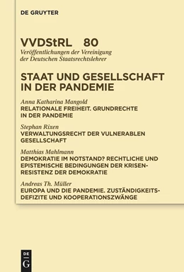 Abbildung von Walter | Staat und Gesellschaft in der Pandemie | 1. Auflage | 2021 | beck-shop.de