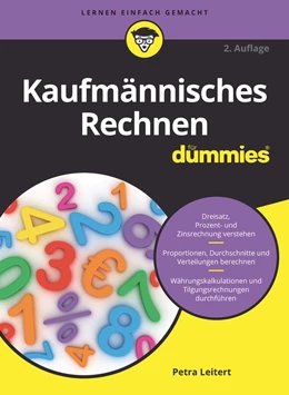 Abbildung von Leitert | Kaufmännisches Rechnen für Dummies | 2. Auflage | 2021 | beck-shop.de
