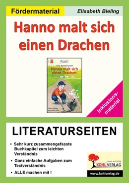 Abbildung von Bieling | Hanno malt sich einen Drachen - Literaturseiten / Inklusionsmaterial | 1. Auflage | 2021 | beck-shop.de