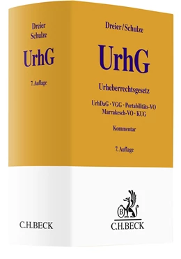 Abbildung von Dreier / Schulze | Urheberrechtsgesetz: UrhG | 7. Auflage | 2022 | beck-shop.de