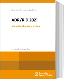 Abbildung von ADR / RID 2021 mit nationalen Vorschriften | 2. Auflage | 2021 | beck-shop.de