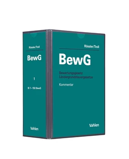 Abbildung von Rössler/Troll: Bewertungsgesetz: BewG PVC-Ordner I 65 mm §§ 1-150 BewG • Ersatzordner (leer) | | 2022 | beck-shop.de