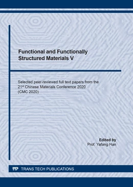 Abbildung von Han | Functional and Functionally Structured Materials V | 1. Auflage | 2021 | beck-shop.de