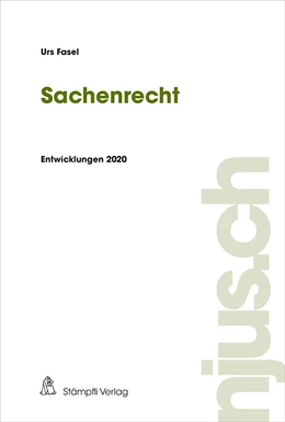 Abbildung von Fasel | Sachenrecht | 1. Auflage | 2021 | 2020 | beck-shop.de