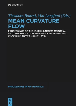 Abbildung von Bourni / Langford | Mean Curvature Flow | 1. Auflage | 2020 | beck-shop.de