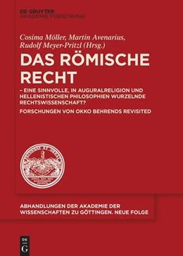 Abbildung von Möller / Avenarius | Das Römische Recht | 1. Auflage | 2020 | beck-shop.de