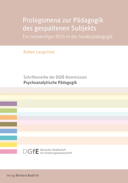 Abbildung von Langnickel | Prolegomena zur Pädagogik des gespaltenen Subjekts | 1. Auflage | 2021 | 11 | beck-shop.de