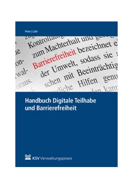 Abbildung von Peter / Lühr | Handbuch Digitale Teilhabe und Barrierefreiheit | 1. Auflage | 2021 | beck-shop.de