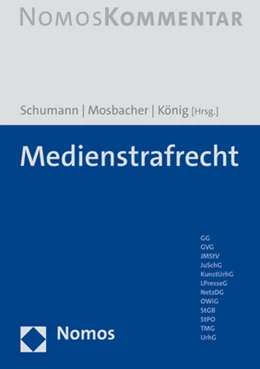 Abbildung von Schumann / Mosbacher | Medienstrafrecht | 1. Auflage | 2023 | beck-shop.de