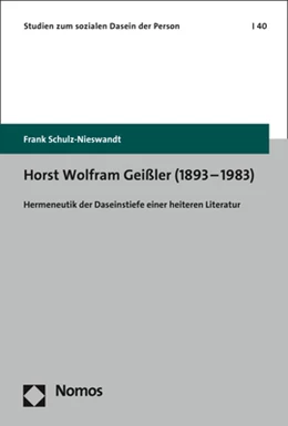 Abbildung von Schulz-Nieswandt | Horst Wolfram Geißler (1893-1983) | 1. Auflage | 2021 | beck-shop.de