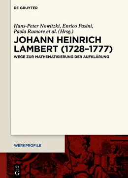Abbildung von Nowitzki / Pasini | Johann Heinrich Lambert (1728-1777) | 1. Auflage | 2022 | beck-shop.de