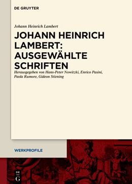 Abbildung von Nowitzki / Roth | Johann Heinrich Lambert: Ausgewählte Schriften | 1. Auflage | 2024 | beck-shop.de