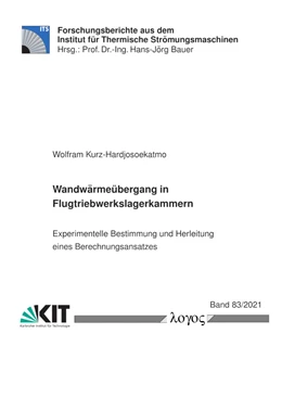 Abbildung von Kurz-Hardjosoekatmo | Wandwärmeübergang in Flugtriebwerkslagerkammern | 1. Auflage | 2021 | 83 | beck-shop.de