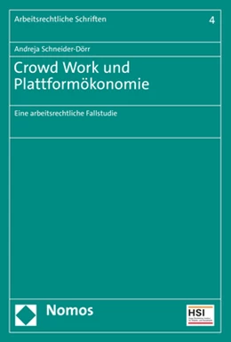 Abbildung von Schneider-Dörr | Crowd Work und Plattformökonomie | 1. Auflage | 2021 | beck-shop.de