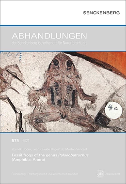 Abbildung von Rocek / Rage | Fossil frogs of the genus Palaeobatrachus (Amphibia: Anura) | 1. Auflage | 2021 | 575 | beck-shop.de