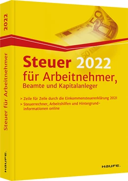 Abbildung von Dittmann / Haderer | Steuer 2022 für Arbeitnehmer, Beamte und Kapitalanleger | 1. Auflage | 2021 | beck-shop.de