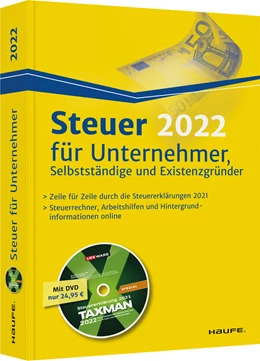 Abbildung von Dittmann / Haderer | Steuer 2022 für Unternehmer, Selbstständige und Existenzgründer - inkl. DVD | 1. Auflage | 2021 | beck-shop.de
