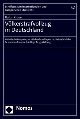 Abbildung von Knauer | Völkerstrafvollzug in Deutschland | 1. Auflage | 2021 | 52 | beck-shop.de