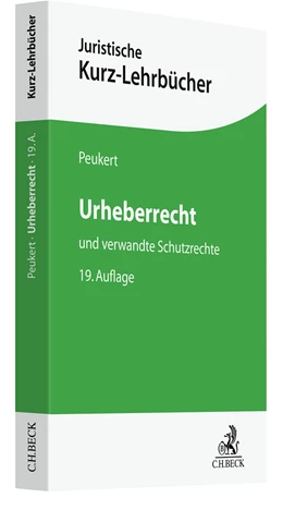 Abbildung von Peukert | Urheberrecht | 19. Auflage | 2023 | beck-shop.de
