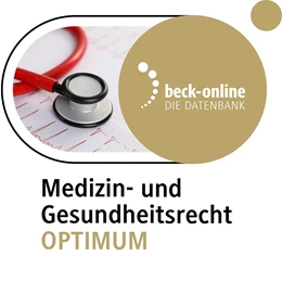 Abbildung von beck-online. Medizin- und Gesundheitsrecht OPTIMUM | | | beck-shop.de