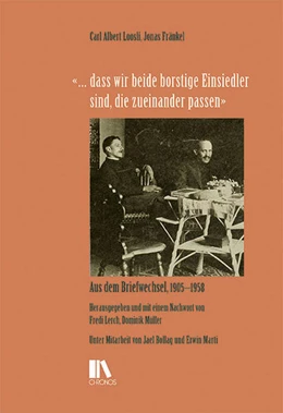 Abbildung von Lerch / Müller | «... dass wir beide borstige Einsiedler sind, die zueinander passen» | 1. Auflage | 2022 | beck-shop.de