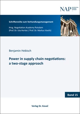 Abbildung von Hebisch | Power in supply chain negotiations: a two-stage approach | 1. Auflage | 2021 | 15 | beck-shop.de