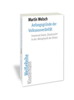 Abbildung von Welsch | Anfangsgründe der Volkssouveränität | 1. Auflage | 2021 | beck-shop.de