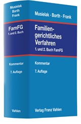 Abbildung von Musielak / Borth / Frank | Familiengerichtliches Verfahren: FamFG - 1. und 2. Buch | 7., neubearbeitete Auflage | 2022 | beck-shop.de