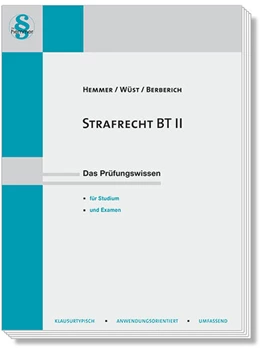 Abbildung von Hemmer / Wüst | Strafrecht BT II | 14. Auflage | 2021 | beck-shop.de